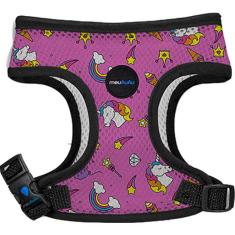 Imagem de Peitoral Mesh Unicórnio Rosa para Cães - Tam. P