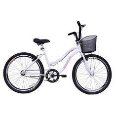 Imagem de Bicicleta Aro 26 Feminina Beach Sem Marcha Branca