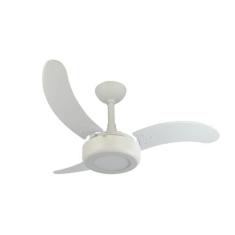 Imagem de Ventilador de Teto Infinity Lux LED 3000K Branco 3 Pás MDF Branco 220V