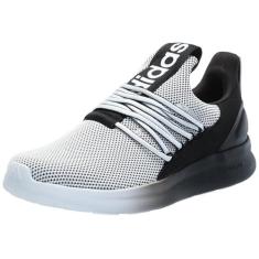 Imagem de adidas Lite Racer Adapt 7.0 Tênis masculino, Branco/Preto/Branco, 42