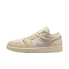 Imagem de Tênis feminino Air Jordan 1 Low SE (FQ1925-100, musselina/vela/leite de coco/rosa legenda), Musselina, vela, leite de coco, rosa, 36