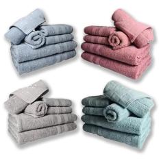 Imagem de Jogo De Toalhas 8 Banhos 8 Rostos 8 Pisos Grande Grossa Az+re+cz+vd