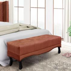 Imagem de Recamier Vicenza Veludo Cobre 140 cm