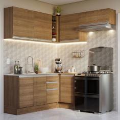 Imagem de Armário De Cozinha 349Cm Rustic Glamy 07 Rustic