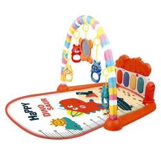 Imagem de Tapete De Atividades Infantil Piano Musical Chocalho Dino Colorido - A