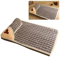 Imagem de Cama de cachorro, almofada para animais de estimação, macia, resistente a derrapagem, alto rebote para todas as estações, para cães pequenos e médios para ambientes externos (G (60 x 40 cm), para dentro de 10 kg/22 lb)