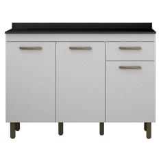 Imagem de Balcão de Cozinha São Luís Branco - Valdemóveis