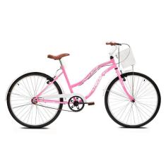 Imagem de Bicicleta Retro Aro 26 Beach Tridal Bike - rosa