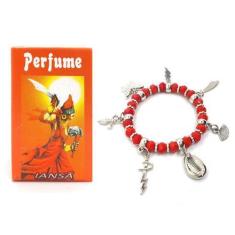 Imagem de Kit Perfume Iansã Força Coragem Espiritual e Pulseira Orixás - Flash