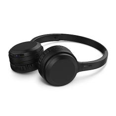 Imagem de Headphone Philips bluetooth on-ear com microfone e energia para 15 horas na cor preto TAH1108BK/55