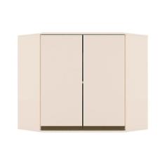 Imagem de Armário Aéreo Cozinha Modulado Canto Oblíquo Connect 2 Portas 83cm Off White - Henn