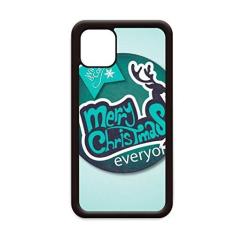 Imagem de Ilustração de rena azul Merry Christmas para iPhone 12 Pro Max Capa para Apple Mini Mobile Case