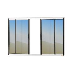 Imagem de Janela Confort 4 Folhas Vidro Reflex 100cm X 120cm Brimak Mix