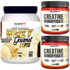 Imagem de Whey Protein Suplemento + 2 Creatina  Ganho De Massa Muscular Melhor Q