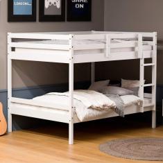Imagem de Beliche Slim Casal/casal Madeira Macica Branco Mobilistore