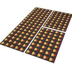 Imagem de Tapete Passadeira Cozinha Potato 120x40 + 2 Capachos 60x40