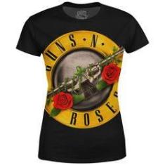 Imagem de Camiseta Baby Look Feminina Guns N' Roses Md06