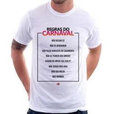Imagem de Camiseta Regras Do Carnaval - Foca Na Moda