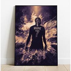 Imagem de Quadro decorativo Poster Mbappé Jogador Famoso do PSG