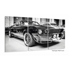 Imagem de Quadro Decorativo Mustang Shelby 120x60 3 peças Quarto Sala