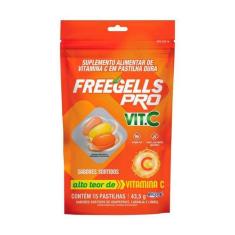 Imagem de Freegells Pro Vitamina C Sabor Sortido 15 Pastilhas