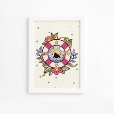 Imagem de Quadro Vintage Marinha Bóia Moldura  22x32cm