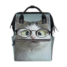 Imagem de ColourLife Mochila de fraldas para gatos, casual, bolsa de fraldas multifuncional