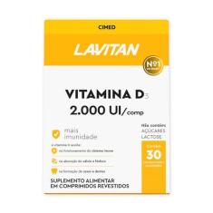 Imagem de LAVITAN VITAMINA D 2.000UI COMP REV X 30, Laranja, Pequeno