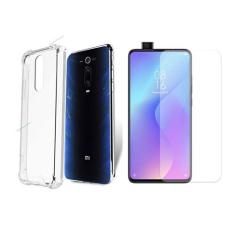 Imagem de Kit Capinha Anti Impacto Anti Shock Xiaomi Mi9T Bordas Reforçadas + Película Vidro