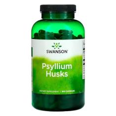 Imagem de Cascas de Psyllium 610mg Swanson 300 Capsulas Importado