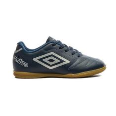 Imagem de Chuteira Futsal Umbro Class 2.2 Jr - Azul marinho