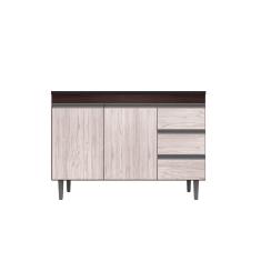 Imagem de Balcão Gabinete Para Cozinha Andréia 100 Cm Castanha/avelã