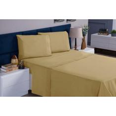 Imagem de Jogo De Lençol Percal Solteiro Rubi Liso 03 Peças - Taty Enxovais