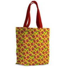 Imagem de Bolsa Sacola Artesanal de Tecido Festa Junina Chita Amarelo - Core Dec