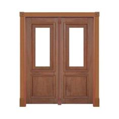 Imagem de Portal de Abrir Bárbara Mod. 568 em Madeira Maciça Cedro Arana Casmavi