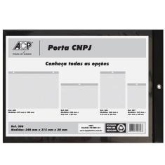 Imagem de Porta Alvara Quadro Cgc Vertical Acp Pct.c/05