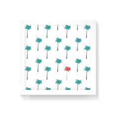 Imagem de Arte Maníacos Quadro Decorativo Coqueiros Textura - 30x30cm (Moldura em laca )