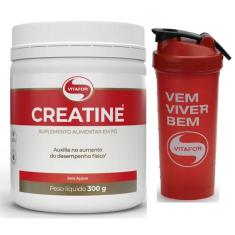 Imagem de Creatine Pote 300g Vitafor Creatina Monohidratada Com Coqueteleira