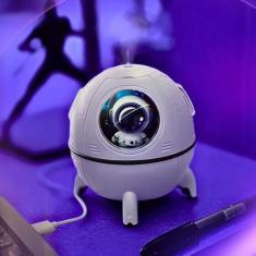 Imagem de Umidificador Espacial Branco 220ml Com Astronauta Usb