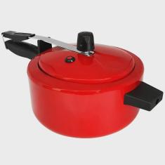 Imagem de Panela de Pressão asj 3 Litros Polida Vermelha