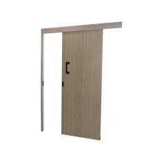 Imagem de Porta de Correr Madeira 215x80cm Sobrepor Reversível Melamínico MGM Carvalho Alpha