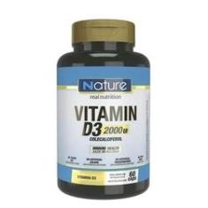 Imagem de Vitamin D3 2000Ui 60Caps Nature - Nutrata