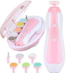 Imagem de Cortador Infantil Elétrico De Unhas Estilo Cor Roxo 6 Refis - Higa