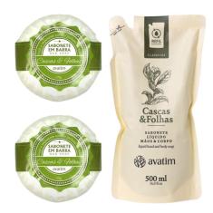Imagem de Kit Sabonete Cascas E Folhas Avatim