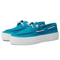 Imagem de Sperry Plataforma feminina Crest Boat, Azul, 34