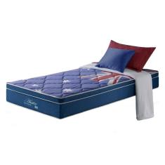 Imagem de Colchão Solteiro Austin Molas Superlastic 88x188x26cm Azul
