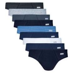 Imagem de Cueca ADULTO Slip Kit 9 cuecas Sortida Lupo