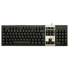 Imagem de Teclado com Fio Maxprint Industrial Standard USB 2.0, 107 Teclas, Preto