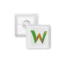 Imagem de W Alfabeto Laranja Frutas Fofas Teclado Mecânico PBT Kit de Atualização para Jogos