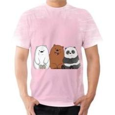 Imagem de Camiseta Camisa Urso Sem Curso Panda Irmãos Amigos Familia